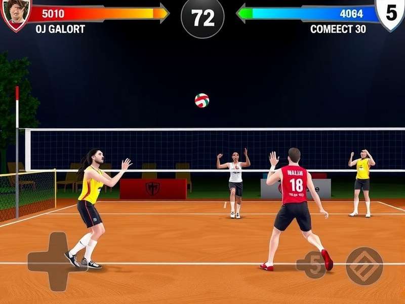 India Volley Stars multiplayer match